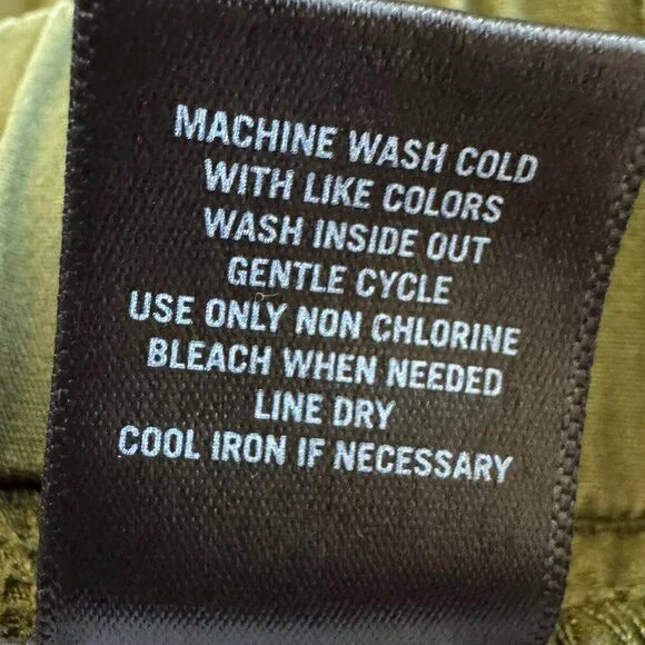 Hot Topic Men's Convertible Cargo Pants 5 Pocket Green Convert to Shorts 32 x 32 - Picture 9 of 9